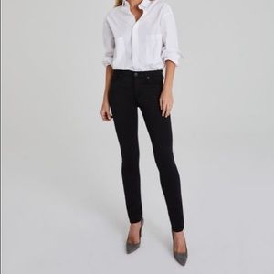 NWT AG Jeans “The Stilt” Super Black